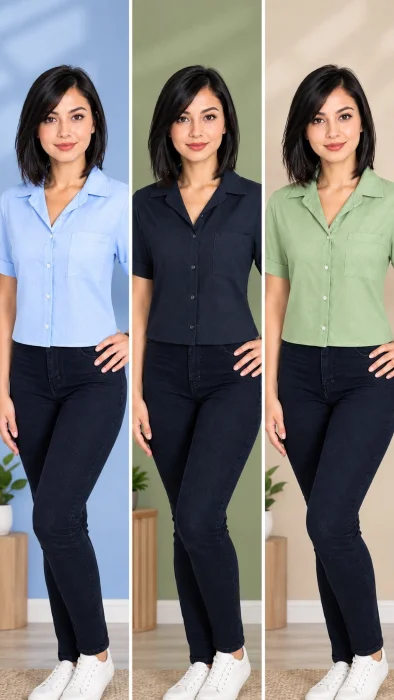 Camisa (crop Boxy)