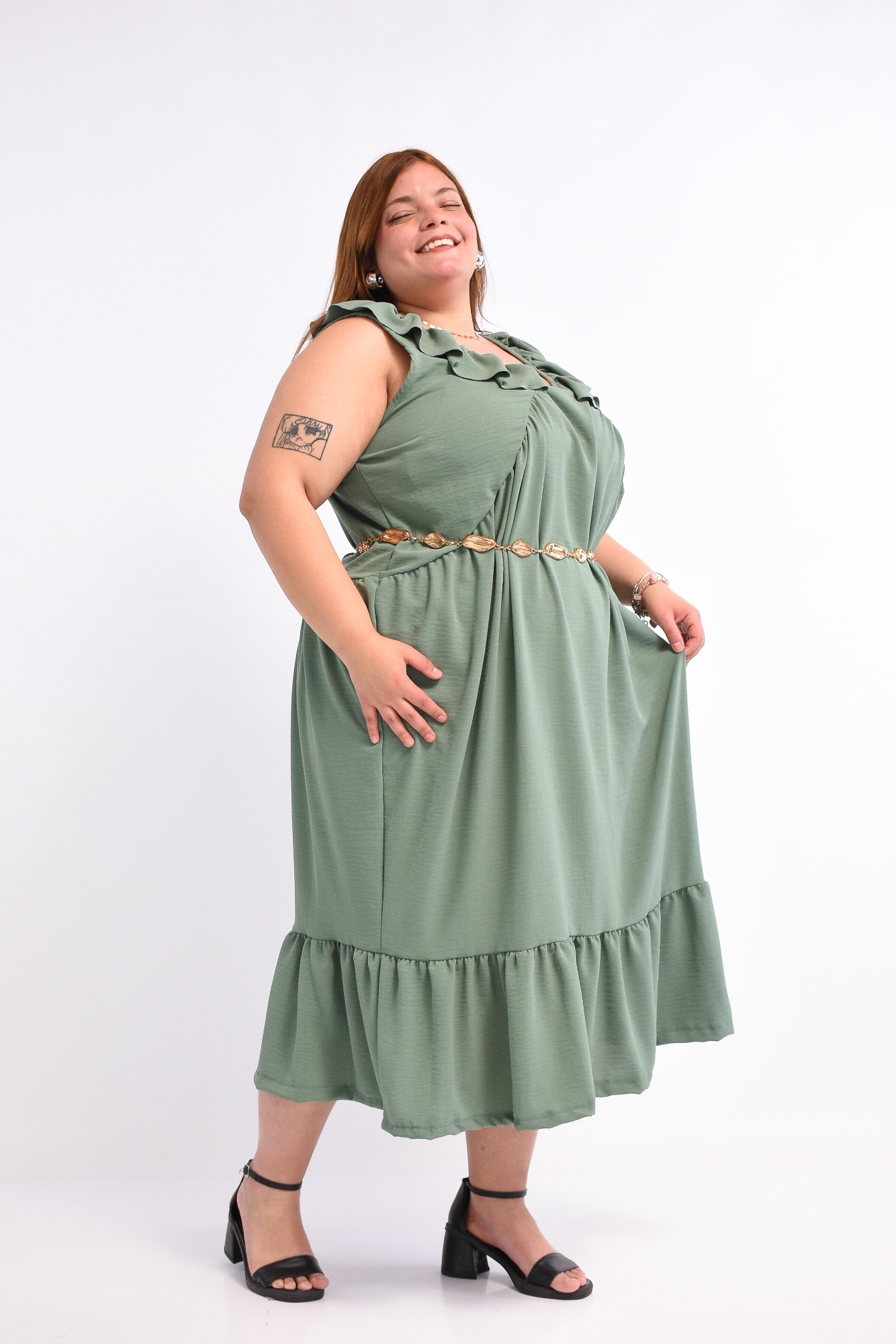 Vestido Cey Frunce - Imagen 3