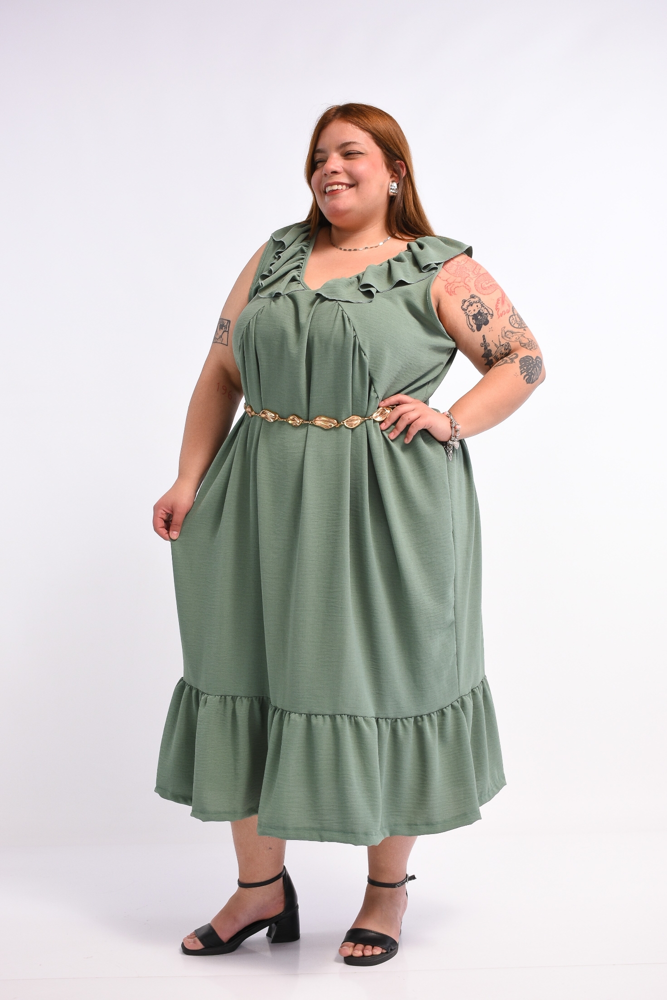 Vestido Cey Frunce - Imagen 4