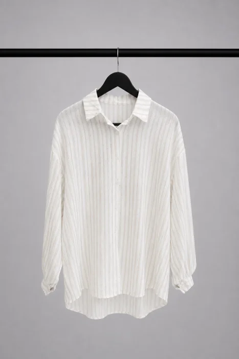 Camisa  Rayada C/ Brillo