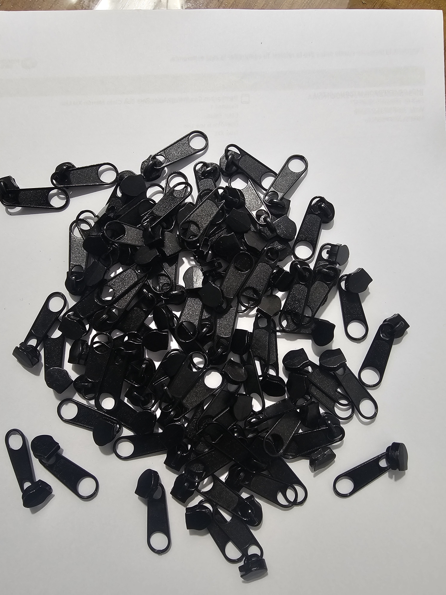 Deslizadores # 5 Color Negro Pack X 500 Uni - Imagen 3