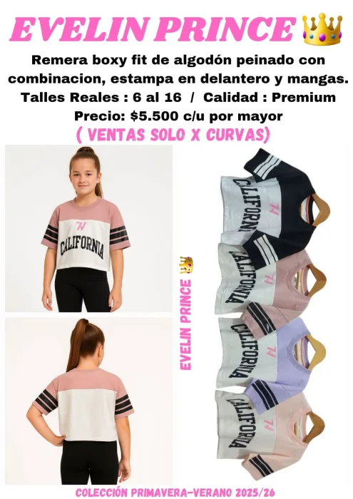 Remera Boxy California