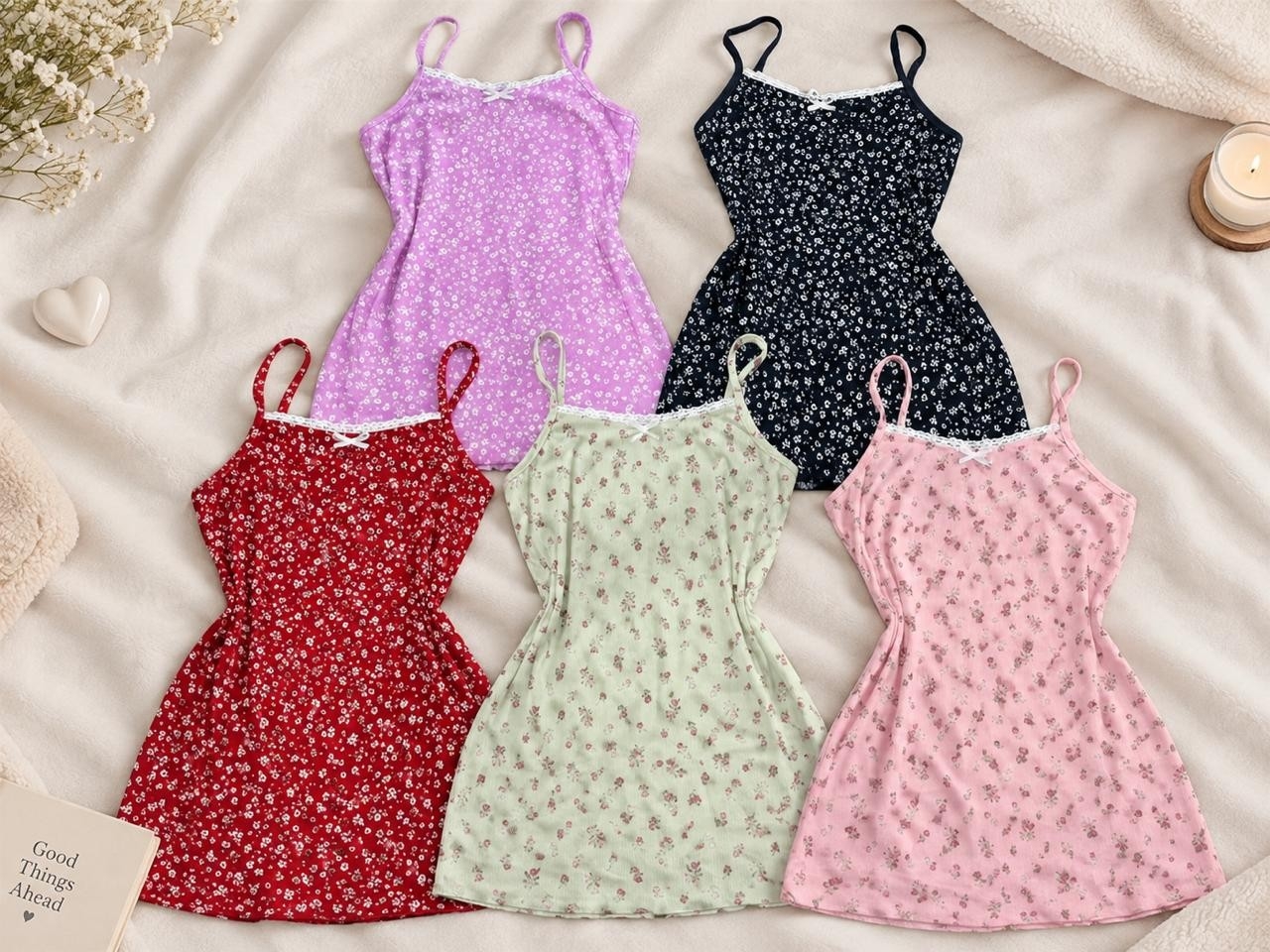Pijama Vestido Morley con Puntilla - Imagen 4