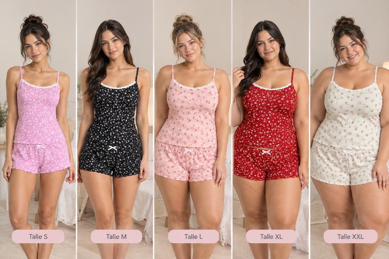 Pijama Morley con Puntilla - Imagen 3