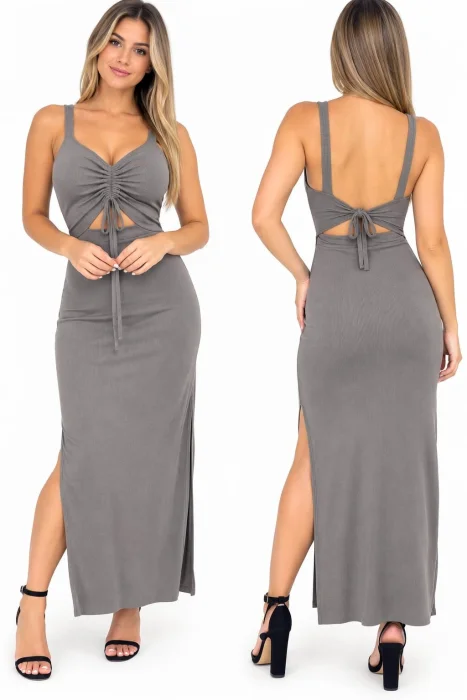 Vestido Frunce Art Francia