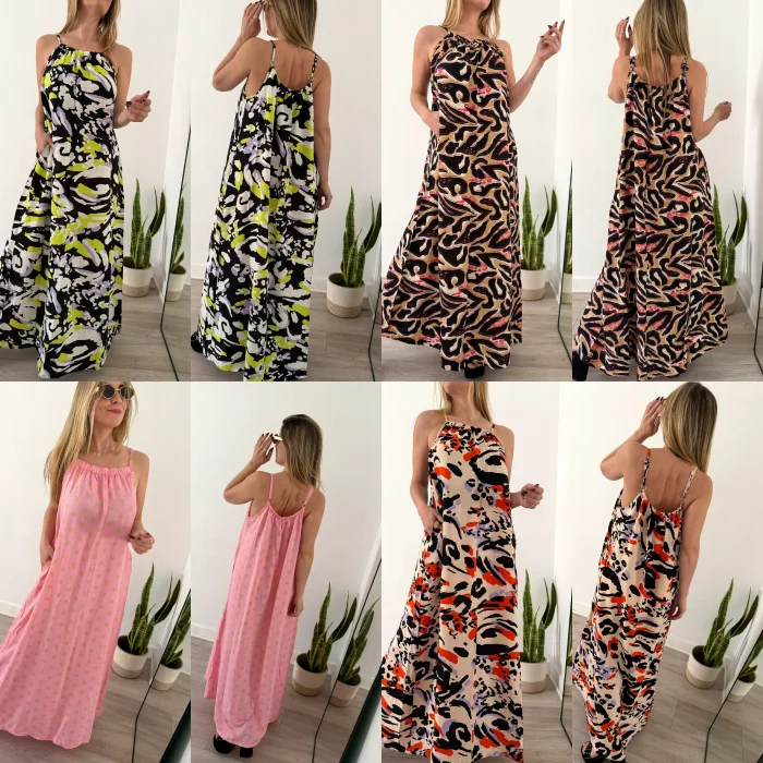 Vestido Maxi Solero Estampado