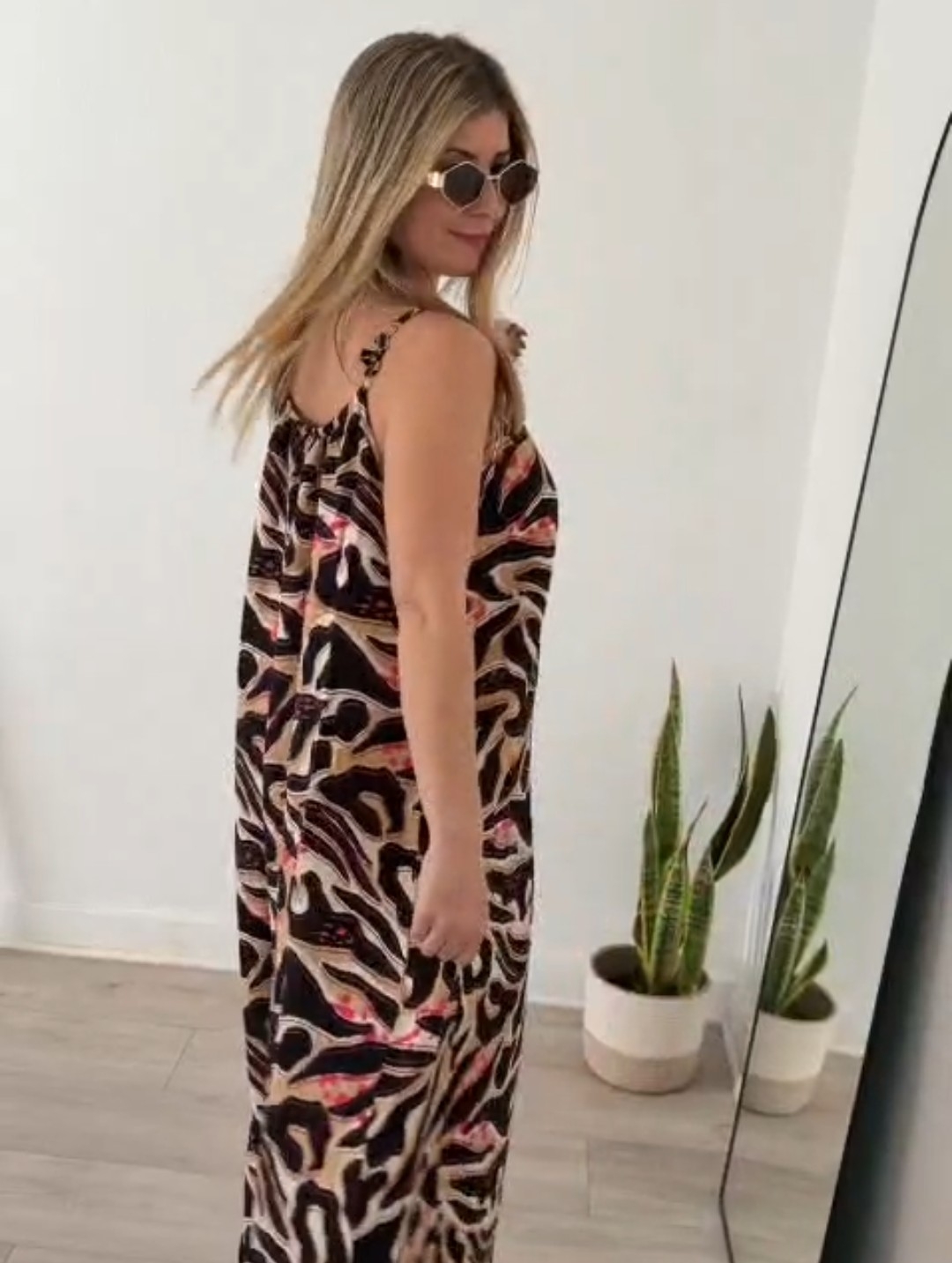Vestido Maxi Solero Estampado - Imagen 4