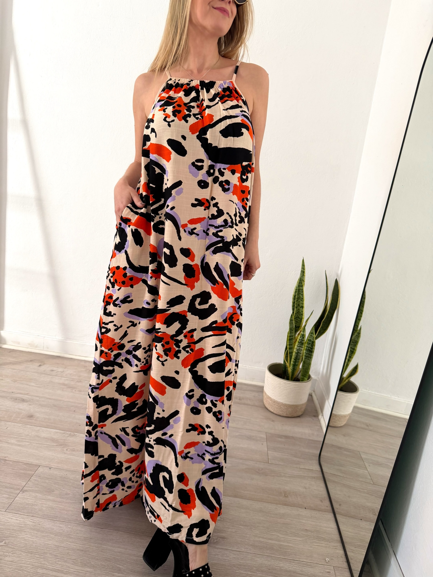 Vestido Maxi Solero Estampado - Imagen 5