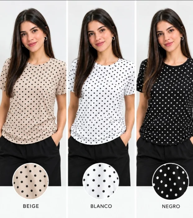 Remera Lunares