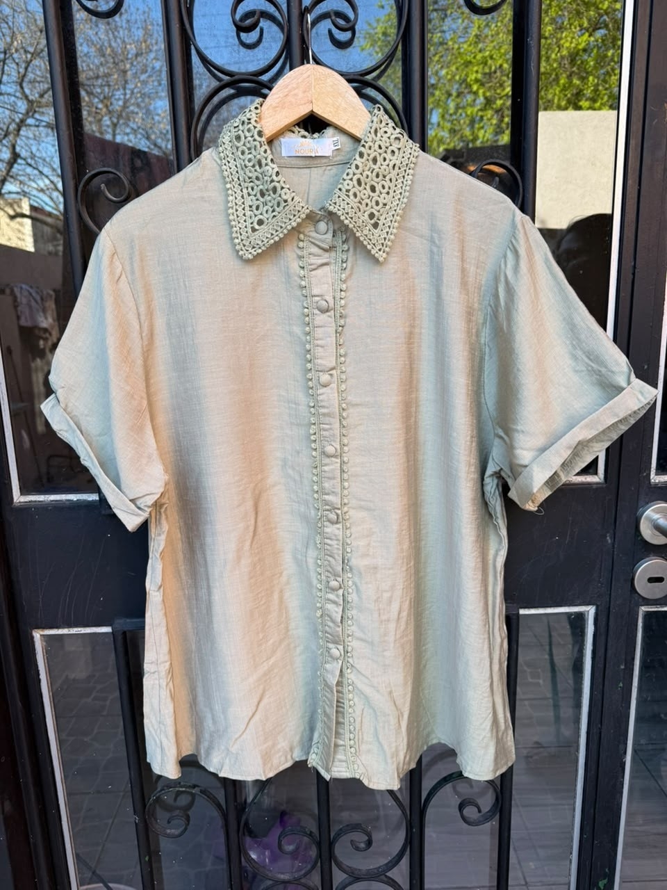 Camisa Cuello Broderi - Imagen 5