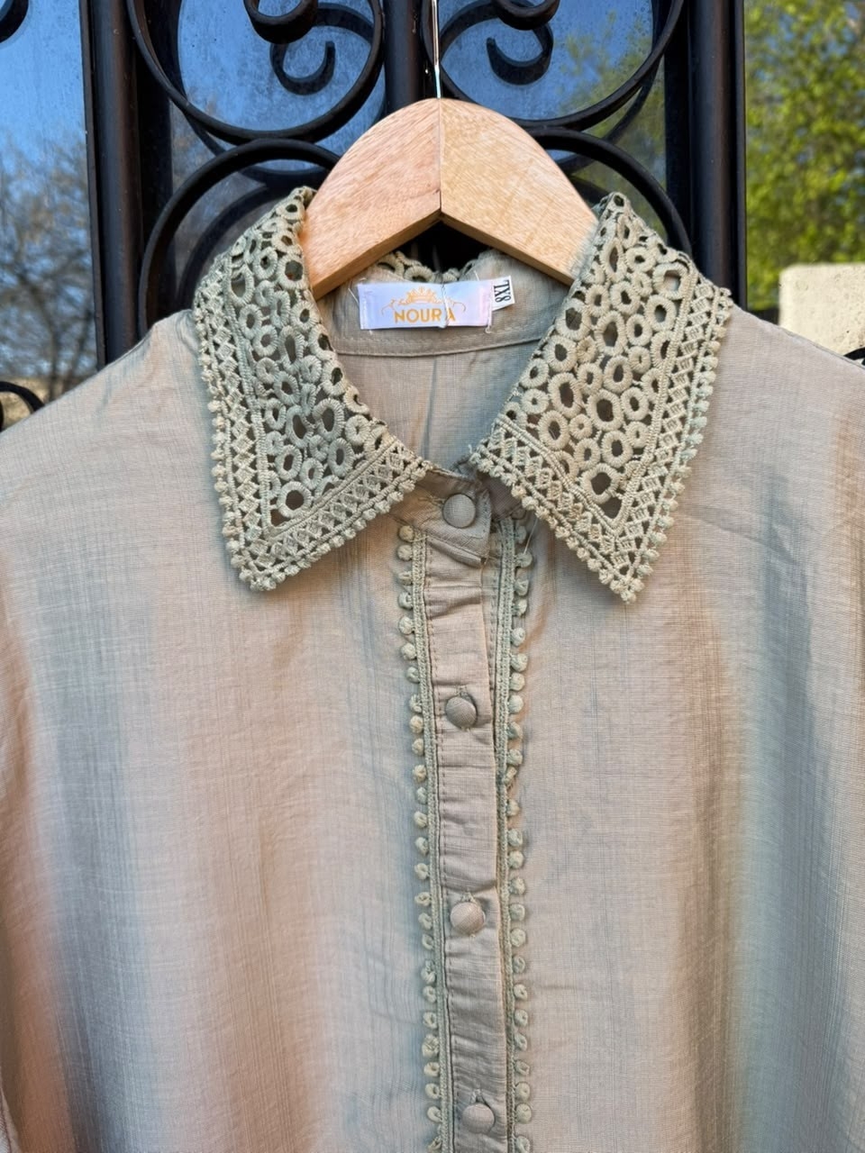 Camisa Cuello Broderi - Imagen 6