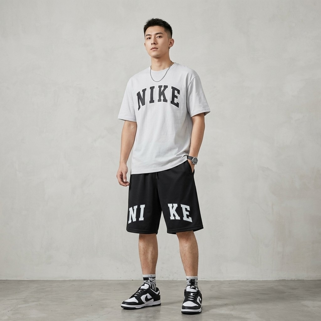 Conjuntos Hombre Remera Algodón Peinado Más Bermuda Oversize Lycra 70 - Imagen 2