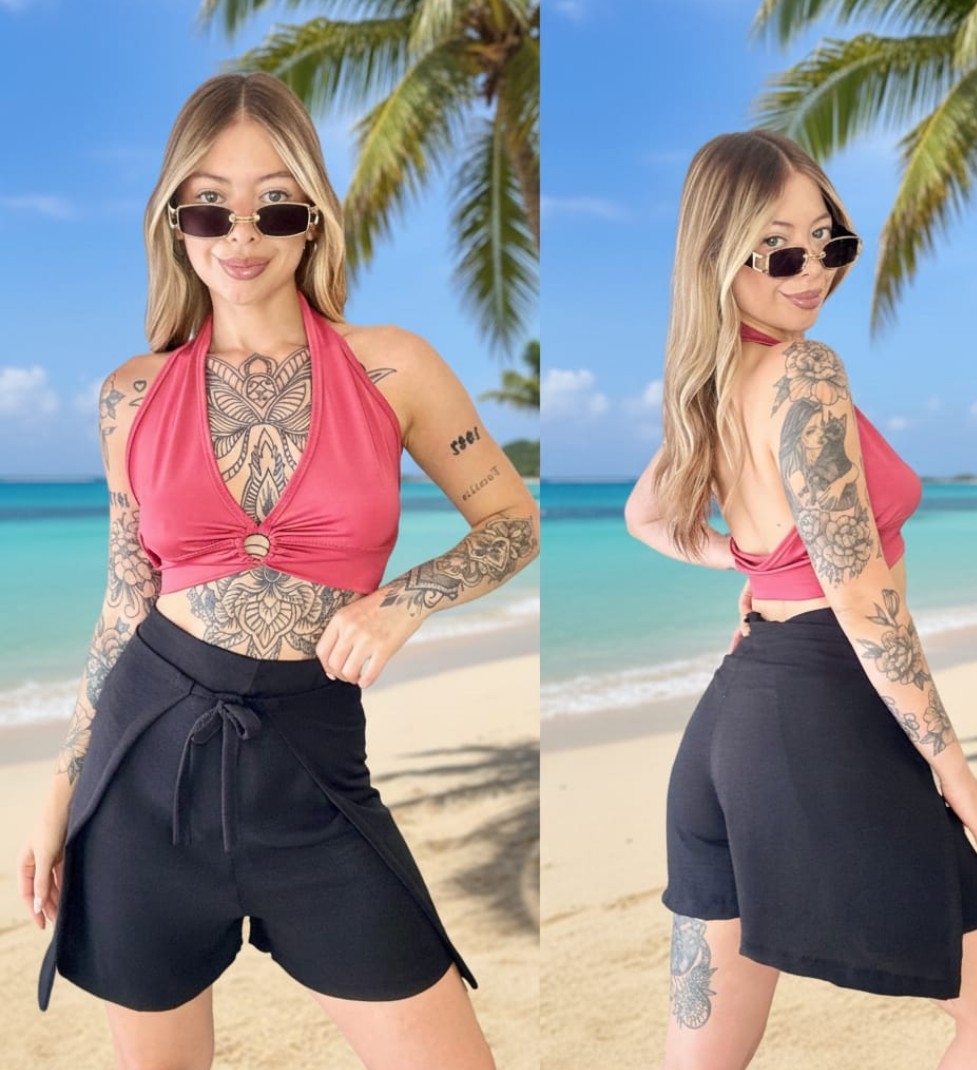 Short Chiripa Pareo Envolvente - Imagen 3