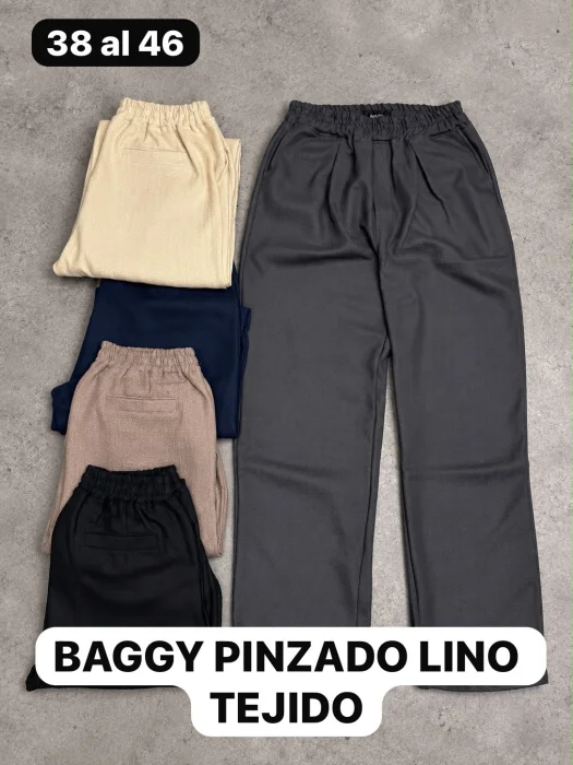 Baggy Lino Tejido