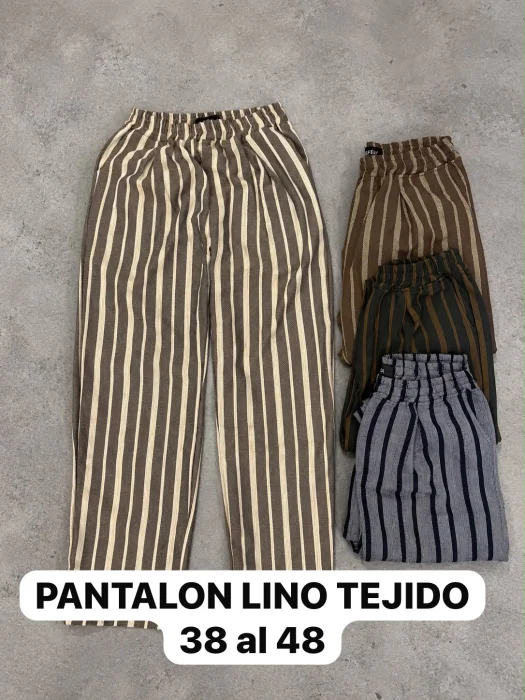 Baggy Pinzado Lino Tejido