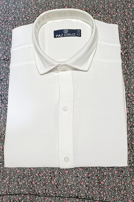 Camisa Lino Cey Manga Corta