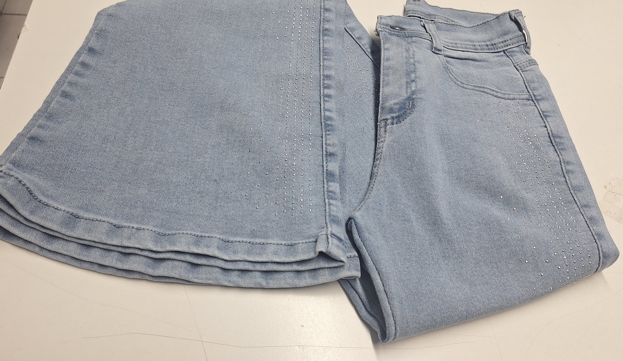 Jeans Oxflor Elastizado con Brillos Laterales - Imagen 2