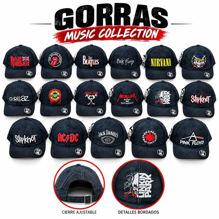Gorras Rock Metal