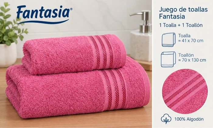 Juego de Toallas de Fantasia