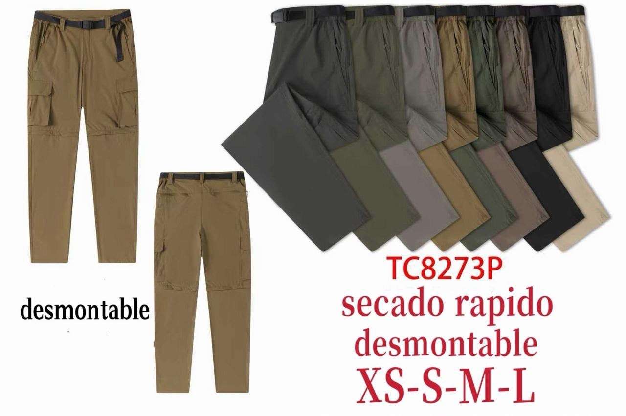 Pantalón Secado Rápido Desmontable Unisex - Imagen 3