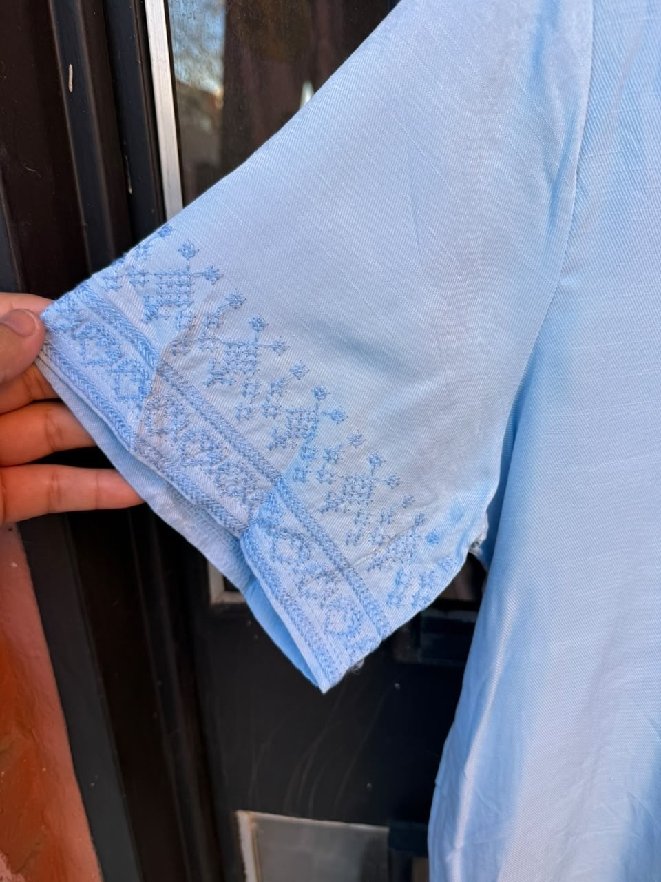 Blusa Bordado con Flecos - Imagen 8
