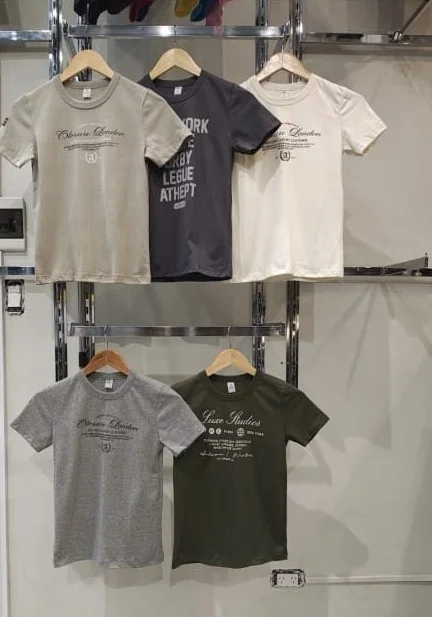 Remera  Clásica  Algodón Cardado