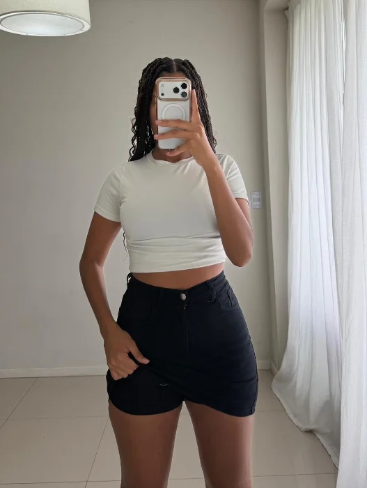 Pollera con Short