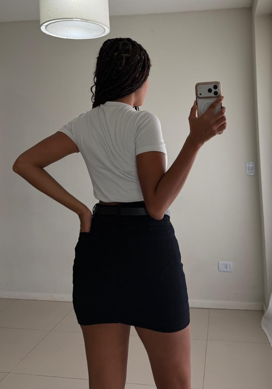 Short Pollera de Jean - Imagen 8