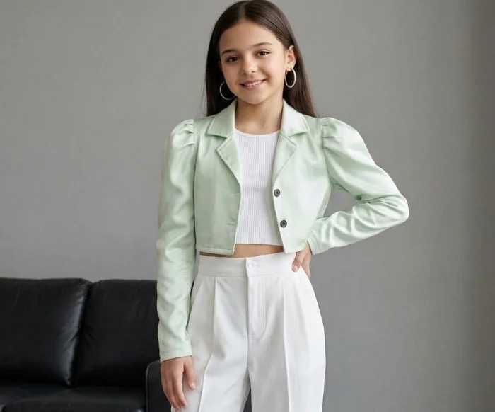 Blazer Sastrero con Frunce