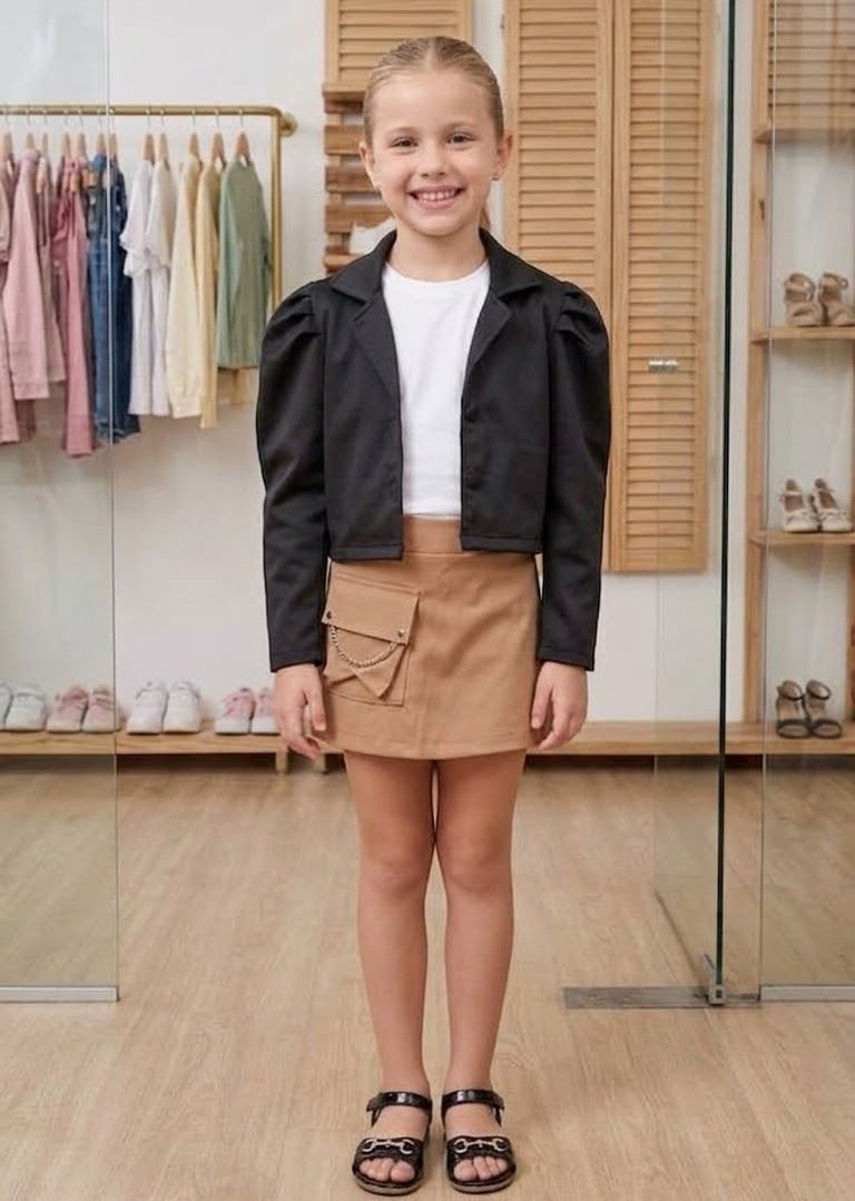 Blazer Sastrero con Frunce - Imagen 2