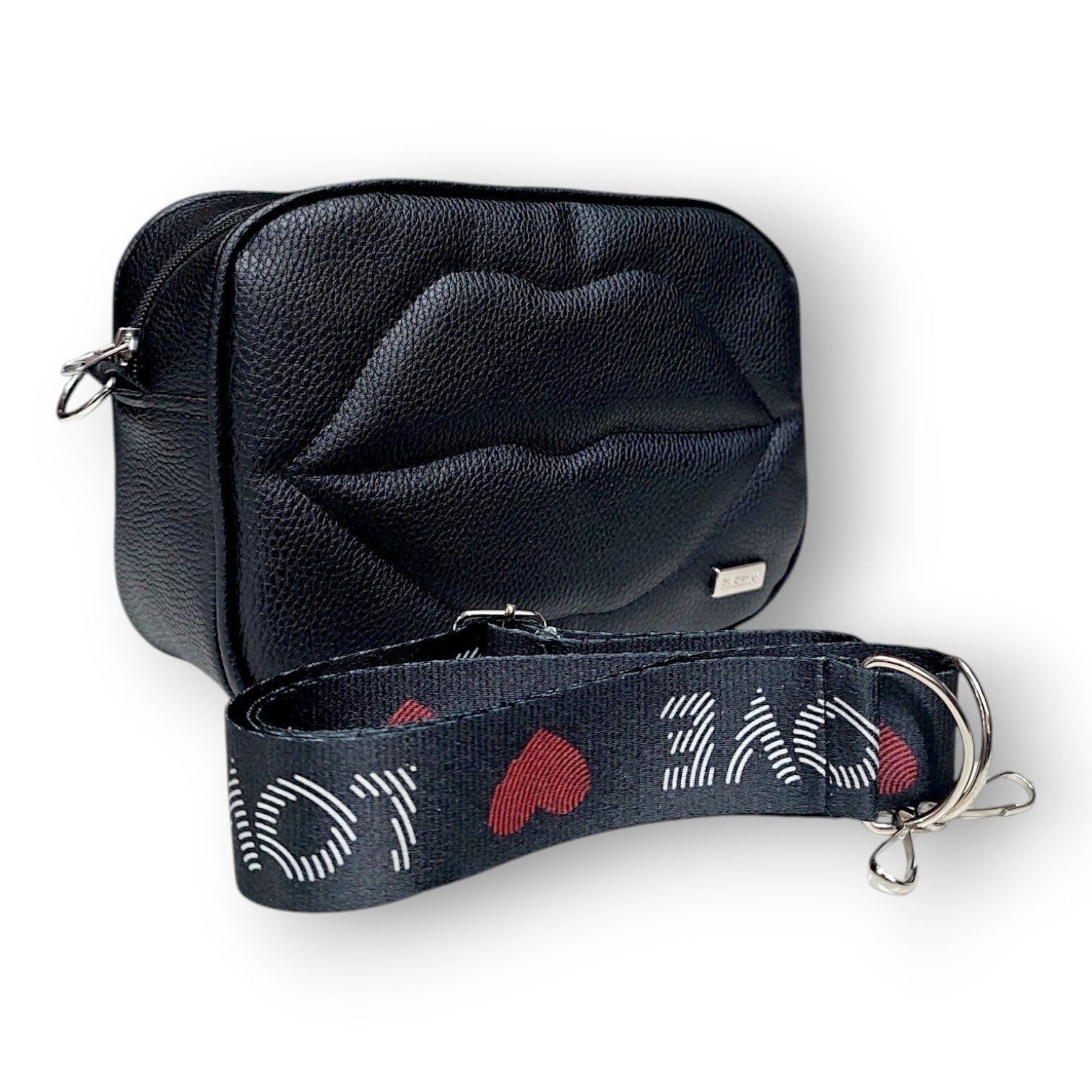 Bandolera Linea Premium C/ Bolsillo y Forrada Beso 23×17× Prof 8 Cm Aprox - Imagen 6