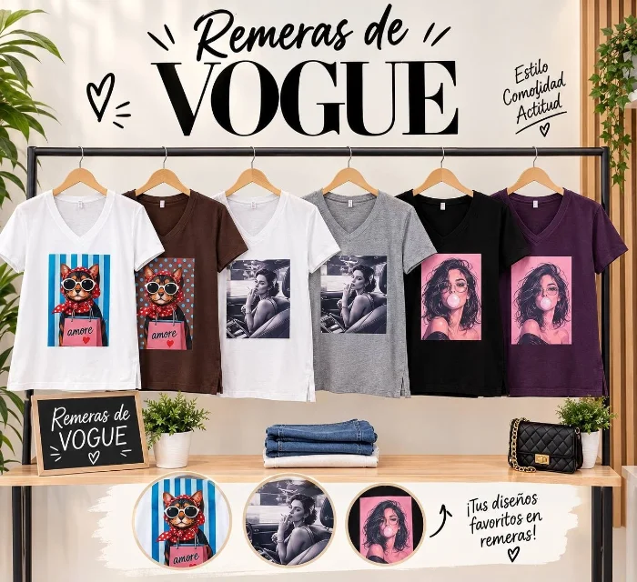 Remeras de Vogue