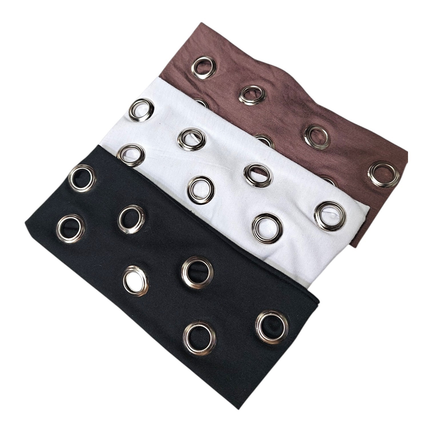 Vincha Ojal Metalico Elastizado 22 ×9 Cm Aprox, Verano, Moda - Imagen 2