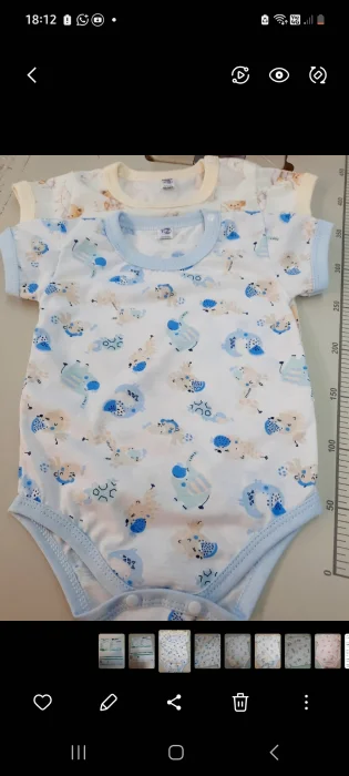 Body Manga Corta para Bebé