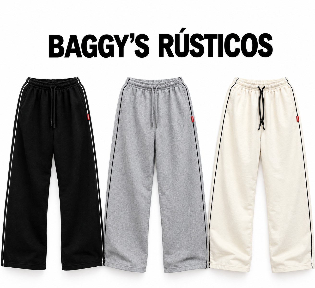 Pantalon Baggy Unisex Rústico - Imagen 8