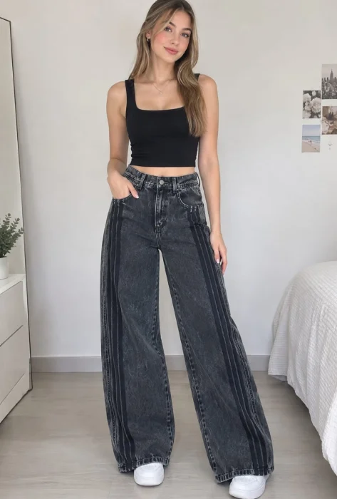 Baggy Adi Gris Oscuro