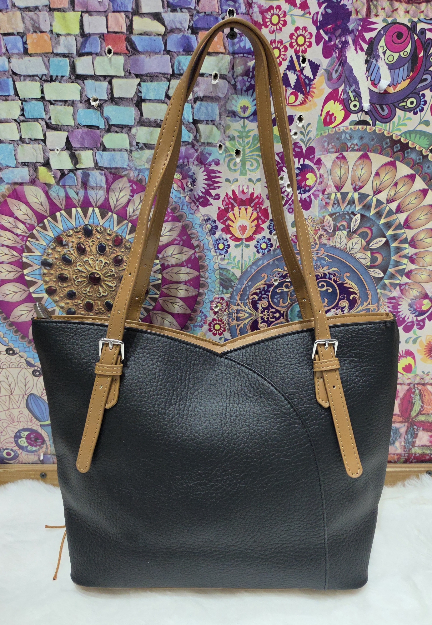 Cartera en Cuero Pu Excelente Calidad - Imagen 8