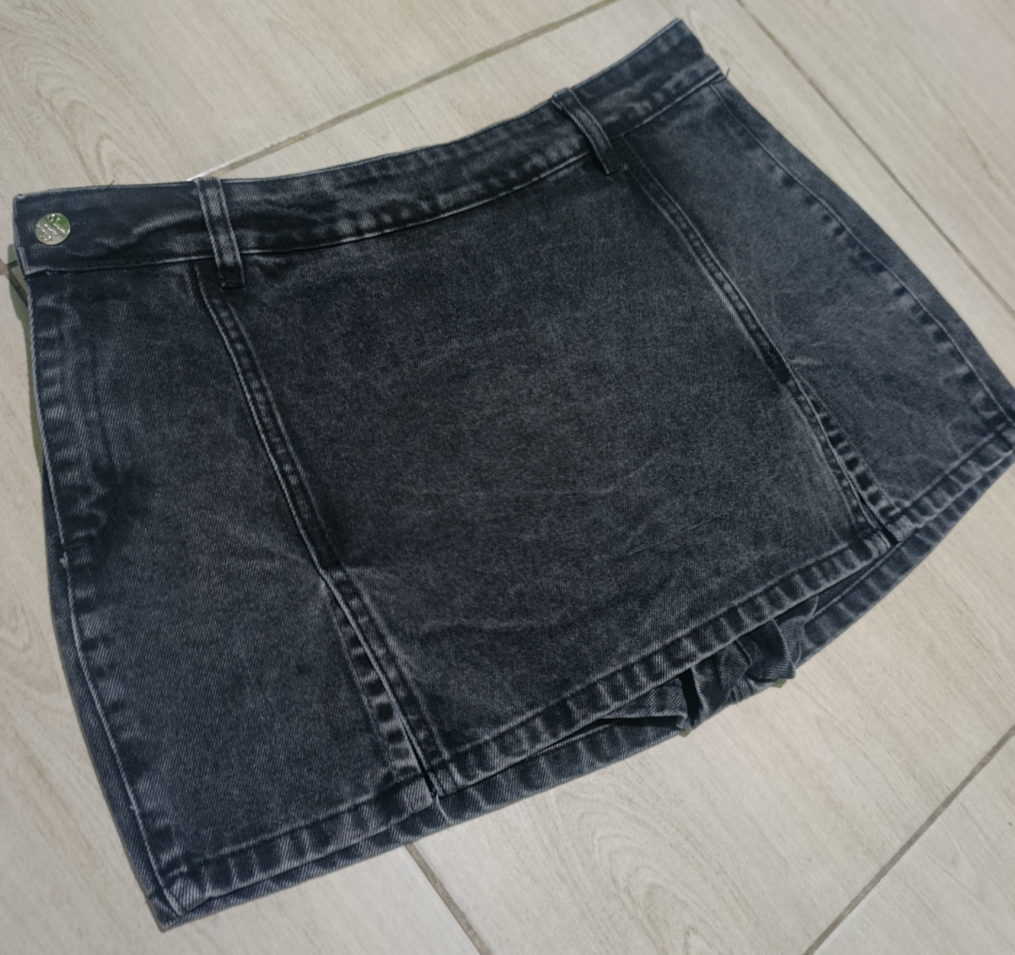 Shortpollera Rígido Jeans - Imagen 3
