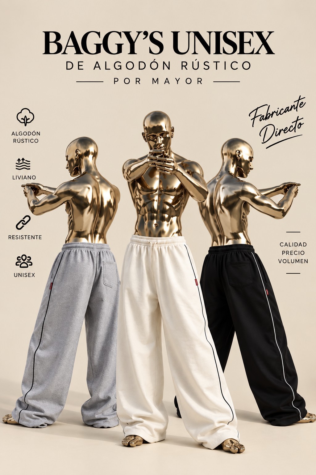 Pantalon para Chicos y Chicas por Mayor Rústico - Imagen 2