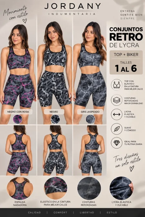 Conjunto Retro Lycra