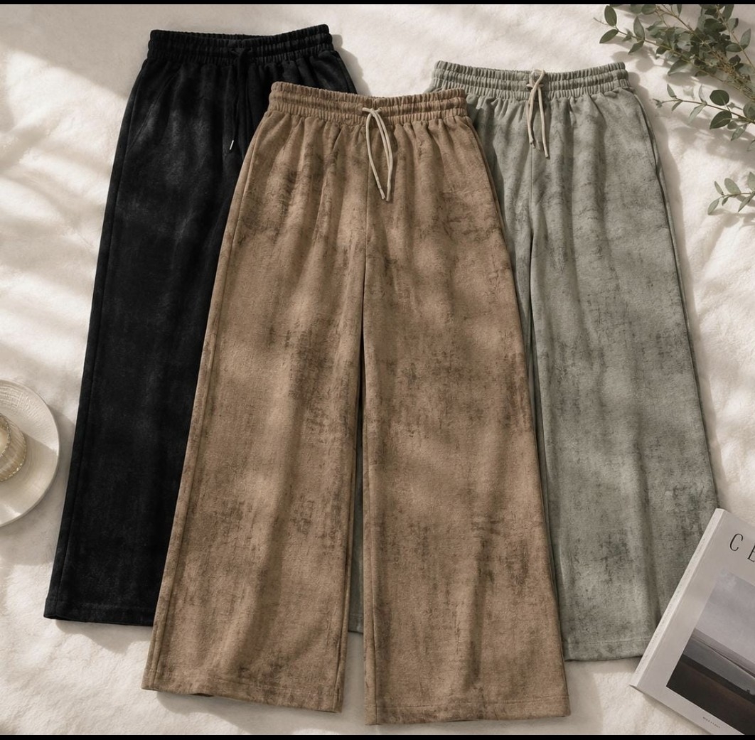 Pantalon Palazo Batik Vintage Lino Cordon Bolsillos - Imagen 2