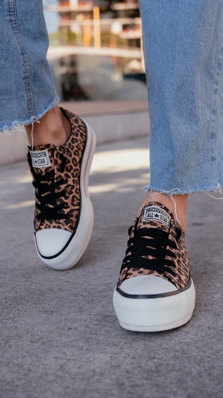 Zapatillas All Star de Cuerina con Plataforma - Imagen 3