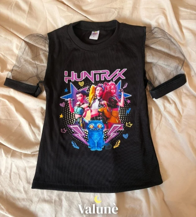 Remeras Manga Tul