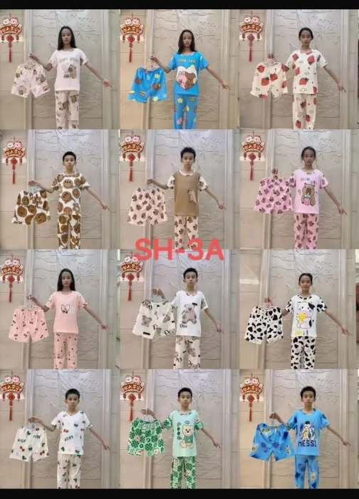 Pijama de Niños 3 Piezas X Docena