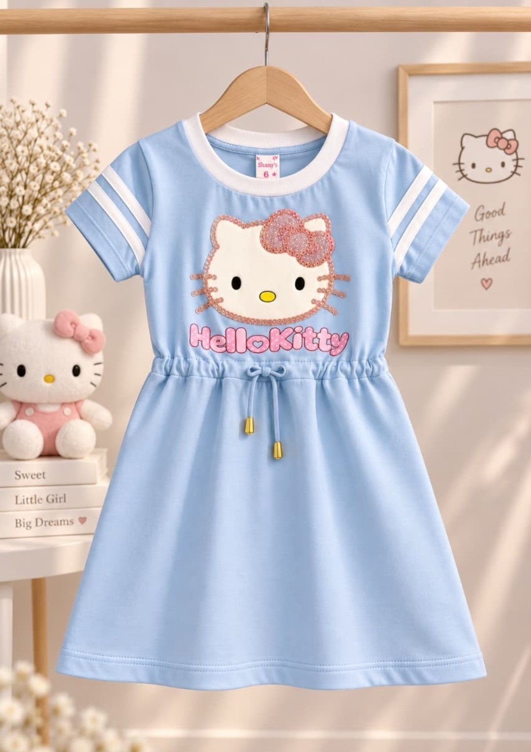 Vestido de Nena Kitty Bordado - Imagen 2