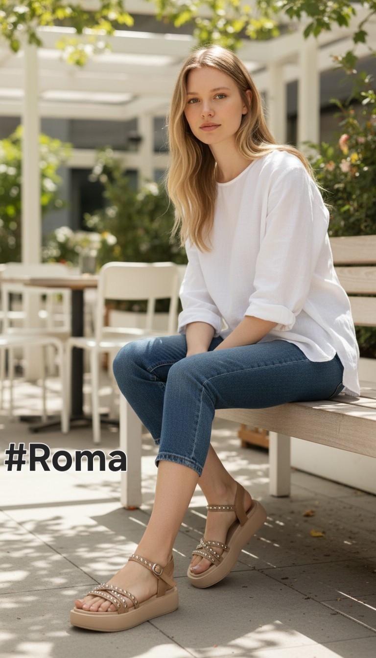 #roma Choco Sandalias - Imagen 3