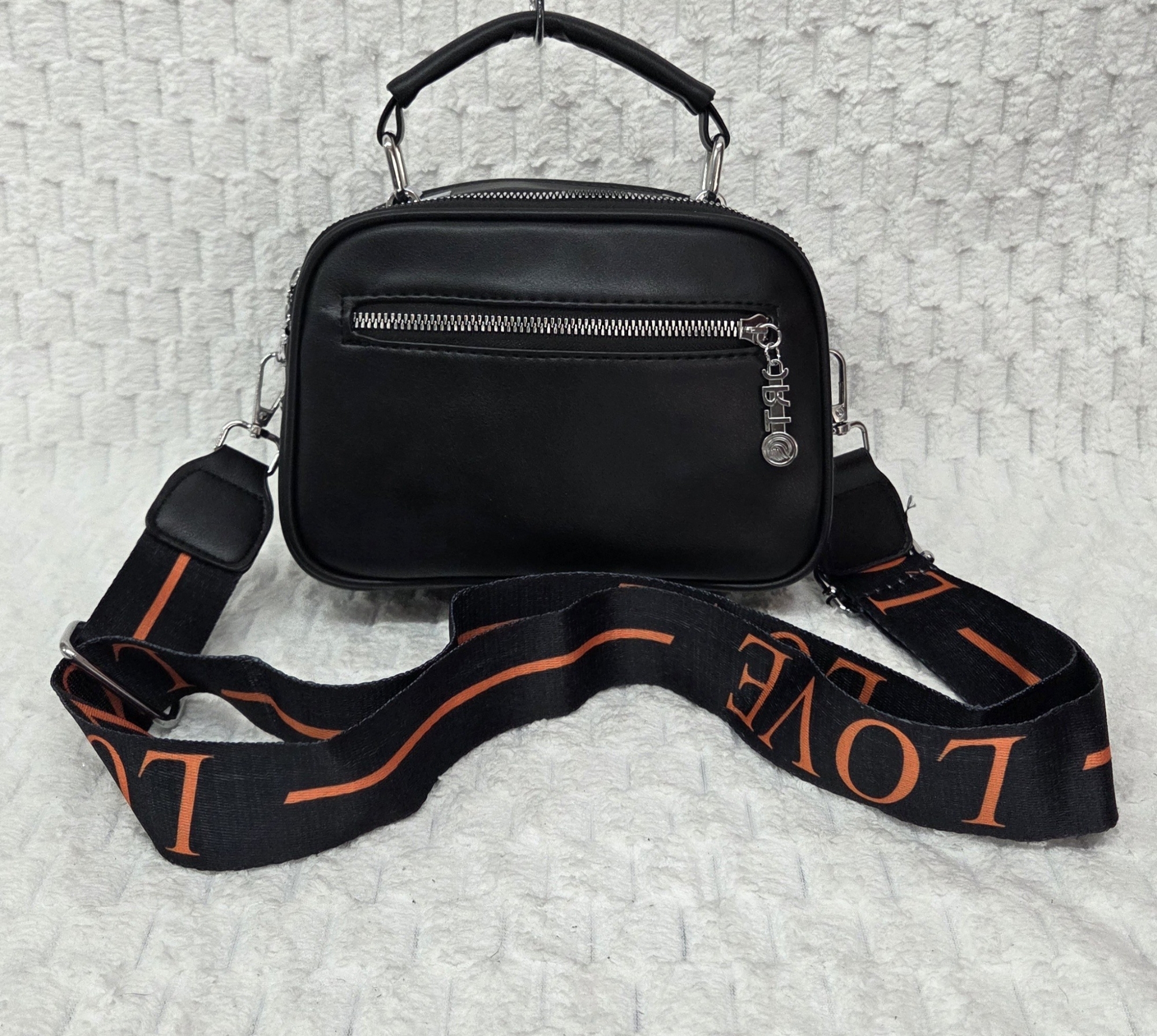 Hermoso Morral de Cuero Pu Excelente Calidad con Tira Desmontable y Regulable - Imagen 8