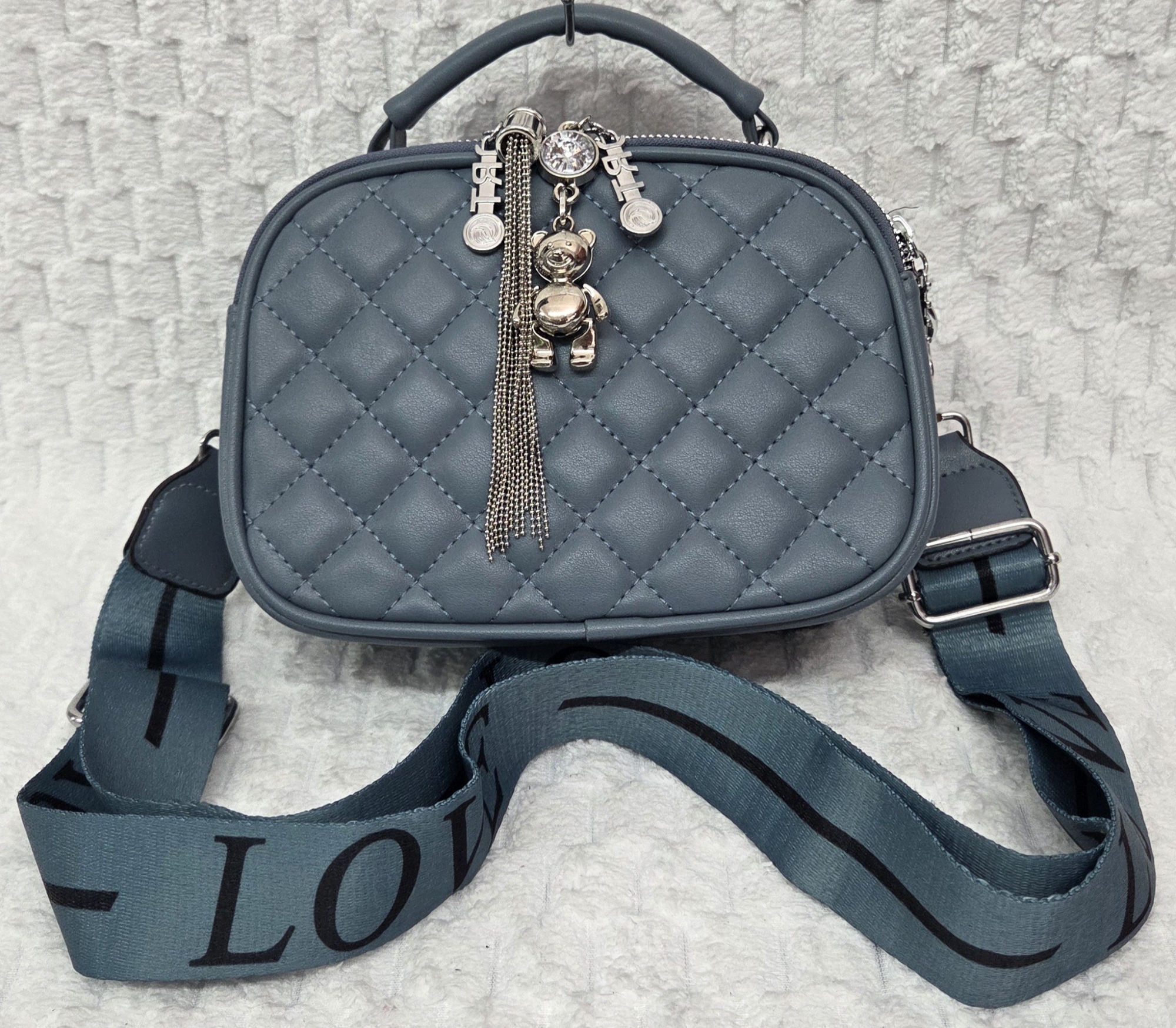 Hermoso Morral de Cuero Pu Excelente Calidad con Tira Desmontable y Regulable - Imagen 6