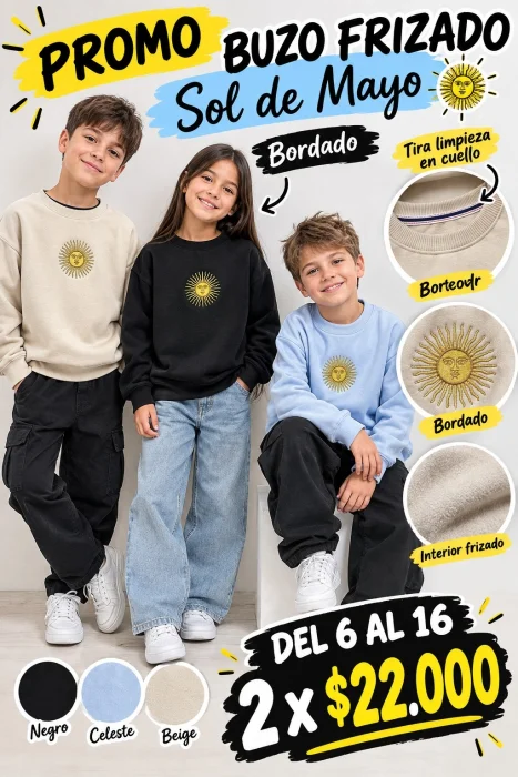 Buzo Sol de Mayo Promo