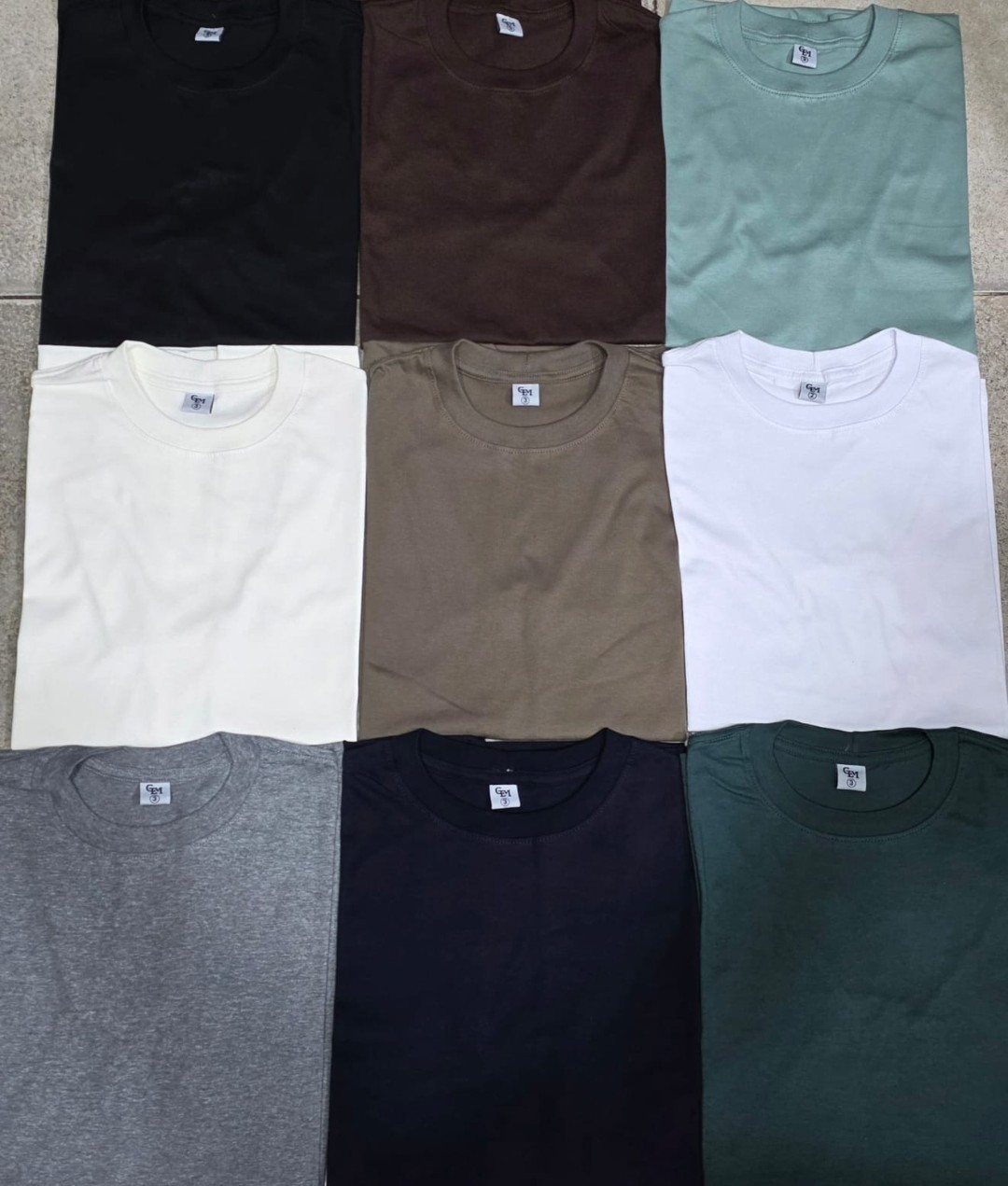 Remera Lisa, Algodón Peinado - Imagen 2